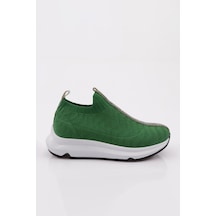 Dgn 765 Kadin Taş Eritli Sneaker 765-2030-R1938 Yeşil