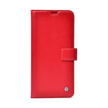 Vivo Y36 4g İle Uyumlu Kılıf Kırmızı Kapaklı Suni Deri  Vivo Y36 4g İle Uyumlu, Kırmızı Sku: Zeusb0cn3j3ky3