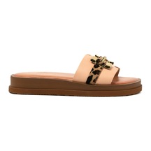146 Camel Terlik Kadın 26215 Myconian 2025 Greek Sandal Açık Kahverengi