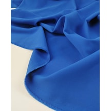 Saks Mavisi Renkte Krep Kumaş 140x360cm-11295