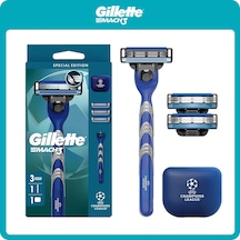 Uefa Champions League Special Edition Mach3 Erkekler İçin Tıraş Makinesi,3-bıçaklı Diğer