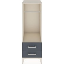 Hyperion Dolap Tek Raflı 2 Çekmeceli Tek Askılı 44x44x134 Ayt... Aytaşı