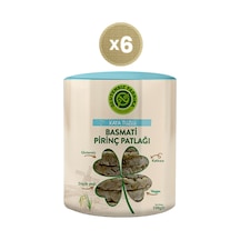 Glutensiz Fabrika Kaya Tuzlu Basmati Pirinç Patlağı 6 x 90 G