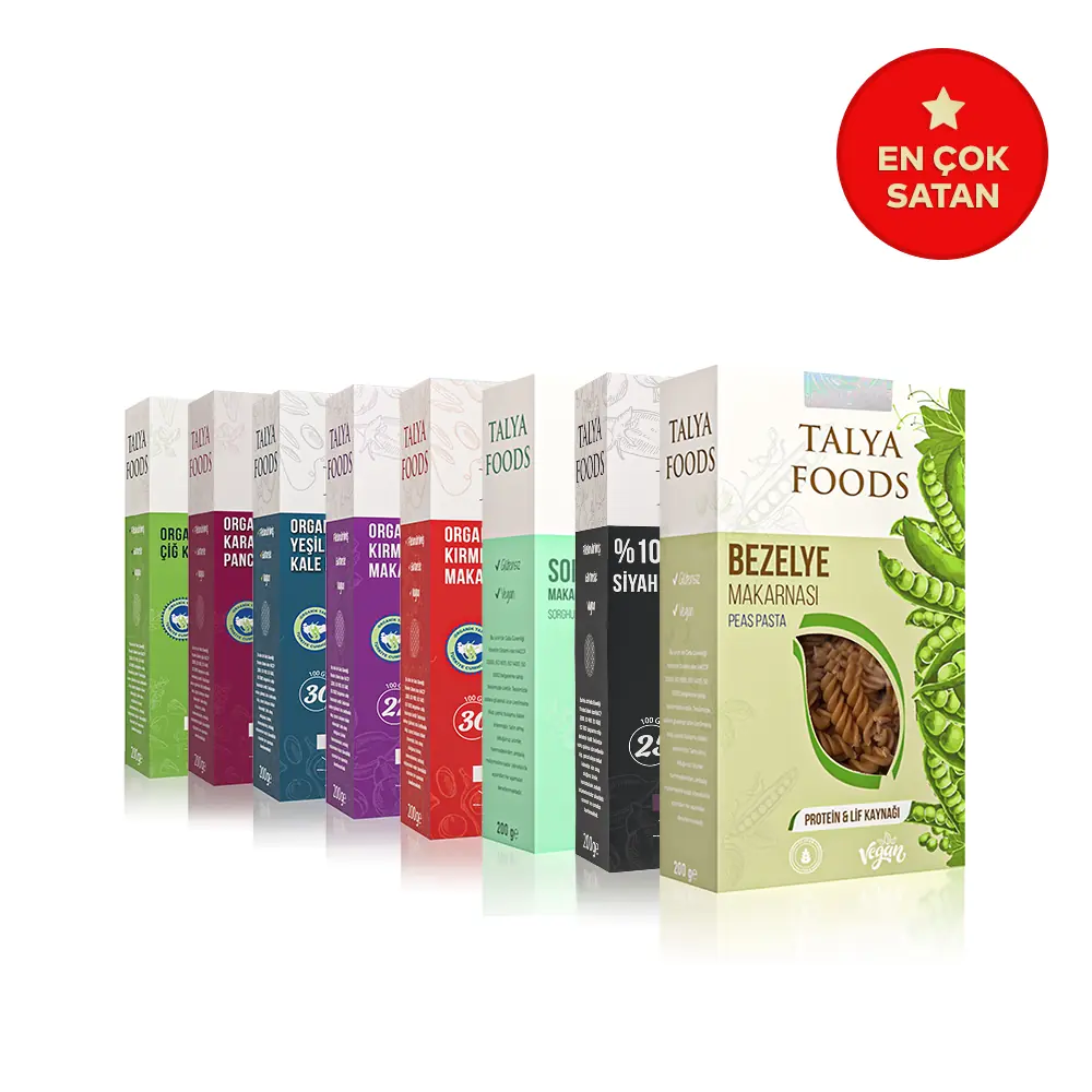Talya Foods Filizlendirilmiş Makarna Set All In One 8x200g