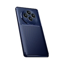 Oppo Reno 11 Uyumlu Fs Kılıf Auto Focus Karbon Kapak - Lacivert