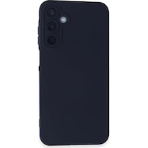 Newface  Samsung  Uyumlu Galaxy A25 5g Kılıf Nano İçi Kadife Silikon - Lacivert