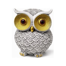Büro Ev Ofis Hediyesi İçin 15x20cm Polyester Baykuş Biblo Figürü