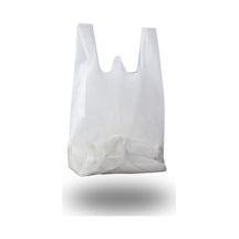 Beyaz Poşet Büyük Boy 1 Kg Hışır Atlet Poşet