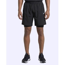 Kappa Edan Short Erkek Siyah Regular Taytlı Şort