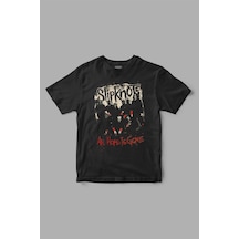Slipknot All Group Baskılı Tişört Siyah
