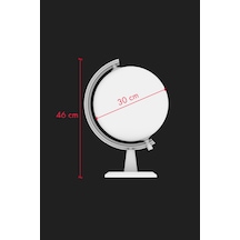 Işıklı Antik Modern Seri Usb Kablolu Dünya Küresi 30 CM