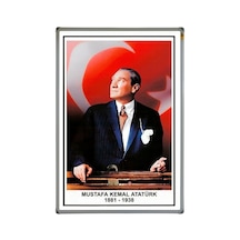 Atatürk Portresi Alüminyum Çerçeveli - 50x70cm
