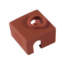 Koodmax 2 Adet E3d-v6 Yüksek Sıcaklığa Dayanıklı Mk8/mk9 Alüminyum Isıtıcı Blok Silikon Kılıfı Kırmızı