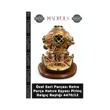 Özel Seri Parçası Retro Parça Hatıra Eşyası Pirinç Dalgıç Başlığı 4470/12