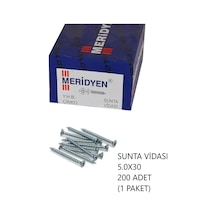 Sunta Vidası 5.0x30 Mm 200 Adet 1 Paket - 710285678 Diğer