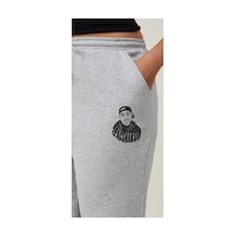 Blackjack Giyim Blackjackgiyim Erkek Siyah Slim Fit Jogger Eşofman Altı Gri