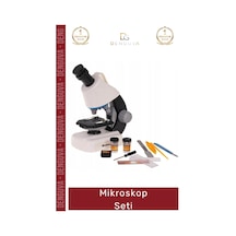 Mikroskop 1200x Büyütme Profesyonel Bilimsel Eğitim Taşınabilir Led Aydınlatma Stem Mikroskop Seti