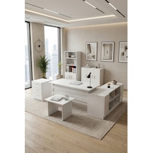 Yurudesign Vario ABCDEF Ofis Büro Masa Takımı Beyaz VO17-W