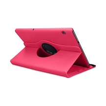 Samsung Uyumlu Galaxy T330 Tab 4 8.0 Için Nettech 0.7 Mm Suni Deri 360 K