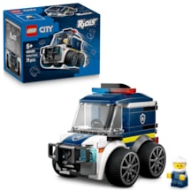 LEGO® City Araçlar – Polis Kamyonu 60481 - 5 Yaş Üzeri Çocuklar için Polis Memuru Minifigürü İçeren Oyuncak Yapım Seti (71 Parça)
