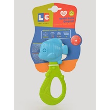 Let's Be Child Renkli Balık Çıngırak Yeşil Yeşil