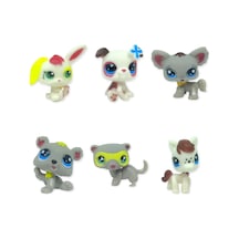 Pet Star Little 6'lı Sevimli Hayvanlar Figür Seti - 4 Lisinya