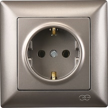 Günsan Visage Mocha Topraklı Priz