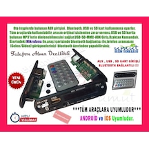 Fiat Linea Bluetoothlu Oto Teyp Usb/sd Çevirici Aux Kumandalı New N11.102