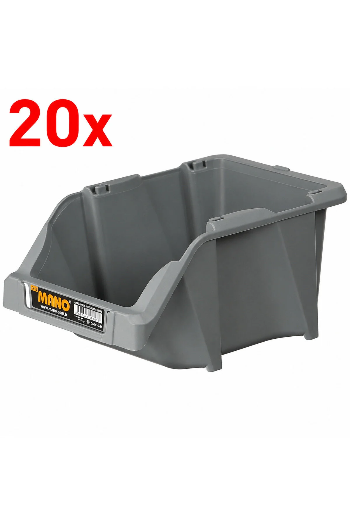 Avadanlık Gri 125x195x90 Mm G-15 - 20 Adet