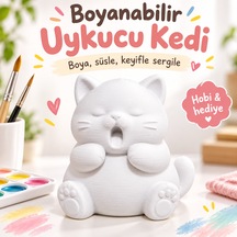 Kedi Figürlü Raf Dekoru