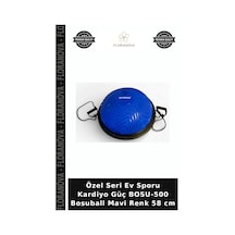 Özel Seri Ev Sporu Kardiyo Güç Bosu-500 Bosuball Mavi Renk 58 Cm