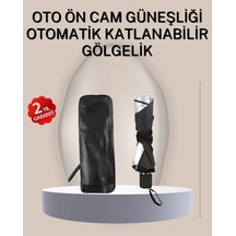 Mey İthalat Dayanıklı Upe Alaşımlı Şemsiye Tipi Araç Güneşliği - Kolay Katlanır