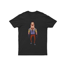 Adrift Ko Buta Hello Neighbor Unisex T-shirt Bet7700 Siyah