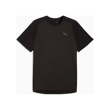 Puma M Pwrtraın Fabrıc Mıx Erkek T-shirt 528535-38 Sarı