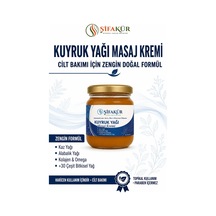 Kuyruk Yağı Kremi 240 ml Kuyruk Yağlı Masaj Kremi Kaz Yağı Alabalık Yağı Kolajenli