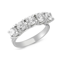 Altın Beş Taş Alyans 4.35 Gram 14 Ayar