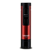 Lubinski 1li Torch Kırmızı/siyah Puro Çakmağı 8173at
