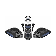 Suzukı V-strom 650 2021 - 2024 Uyumlu Tank Pad Set 001 Çok Renkli