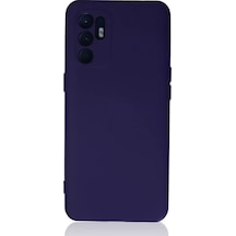 Newface Oppo Reno 6 Kılıf Nano İçi Kadife Silikon - Mor Newface Oppo Reno 6 Kılıf Nano İçi Kadife Silikon - Mor