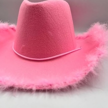Şapka Kovboy Barbie Pembe Diğer