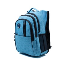 Çok Gözlü Ergonomik Sırt Çantası Su İtici Unisex Okul, Günlük Ve Seyahat Çantası Mavi Mavi