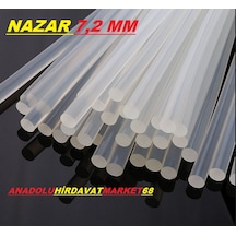 Nazar İnce Mum Silikon 7.2mm İnce Çubuk Silikon 30cm 1kg