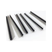 1x40 Pin 2.54mm Dik Açı Tek Sıra Pin Header  90° İğne Konekktörü