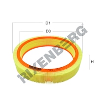 Mercedes Benz W124- E300 Hava Fıltresı Rxa4701-0020948704-c41173-lx114- E73l