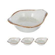 Seasons Bej Mini Tabak 8cm 4lü Paket Açık