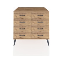 Kronos Şifonyer 8 Çekmeceli 88x59x80 Aytaşı-çam Çam