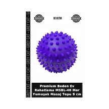 Premium Beden Ev Rahatlama Msbl-40 Mor Yumuşak Masaj Topu 9 Cm