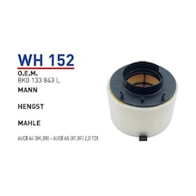 WUNDER WH152 HAVA FİLTRESİ - AUDİ A4 (8K,B8) - AUDİ A5 (8T,8F) 2,