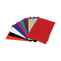 Simli Yapışkanlı Eva 50 x 70 CM 2 MM 10 Karışık Renk