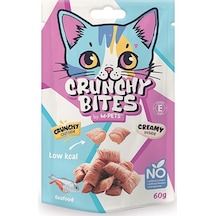 M-pets Crunchy Bites Deniz Mahsüllü Kedi Ödül Maması 60 Gr 244-30057.01